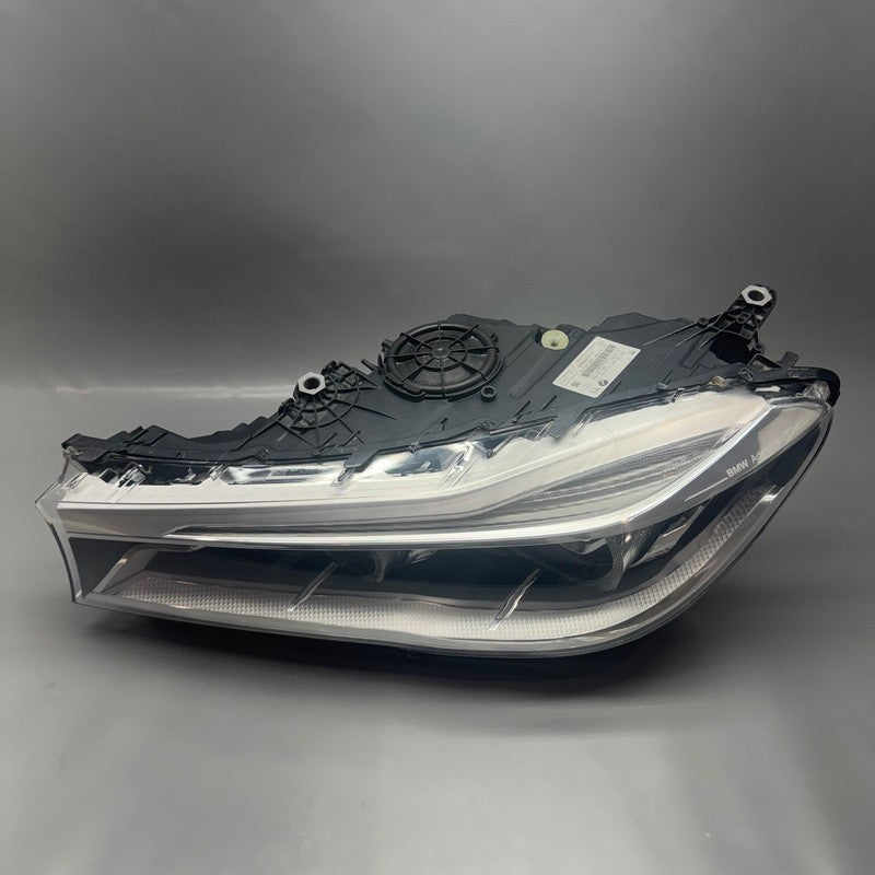 BMW 750 HEADLIGHT LEFT DRIVER 2016 2017 2018 2019 ADAPTIVE LED OEM 849
