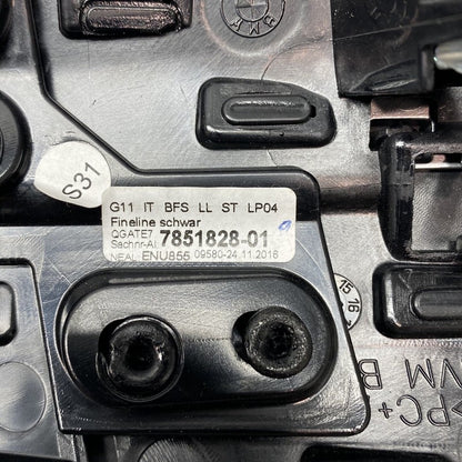 7851828-01 BMW 750 DASH BEZEL TRIM PANEL 7851828-01 2016 2017 2018 2019 OEM