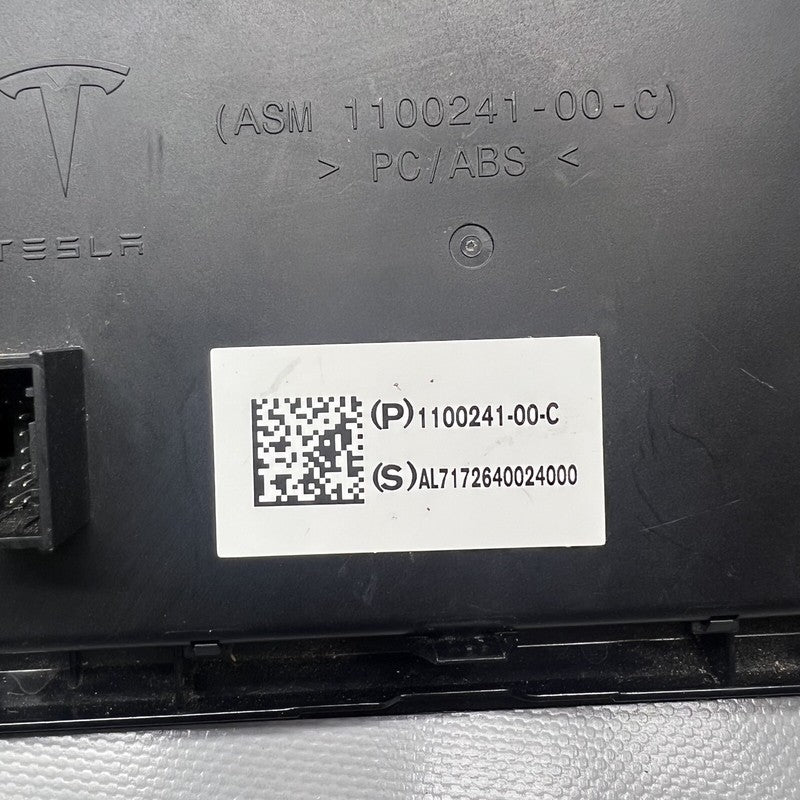 1087990-00-B TESLA MODEL 3 CENTER CONSOLE CUP HOLDER TRIM 2017 18 19 2020 OEM 1087990-00-B