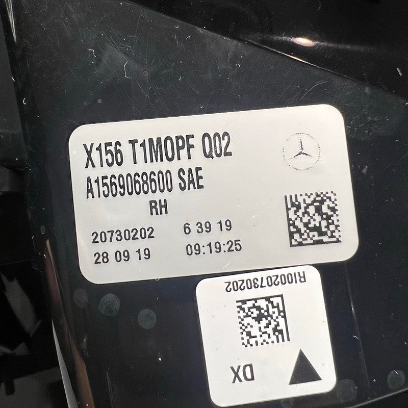 MERCEDES BENZ GLA250 TAIL LIGHT RIGHT PASSENGER 2018 2019 2020 OEM A15