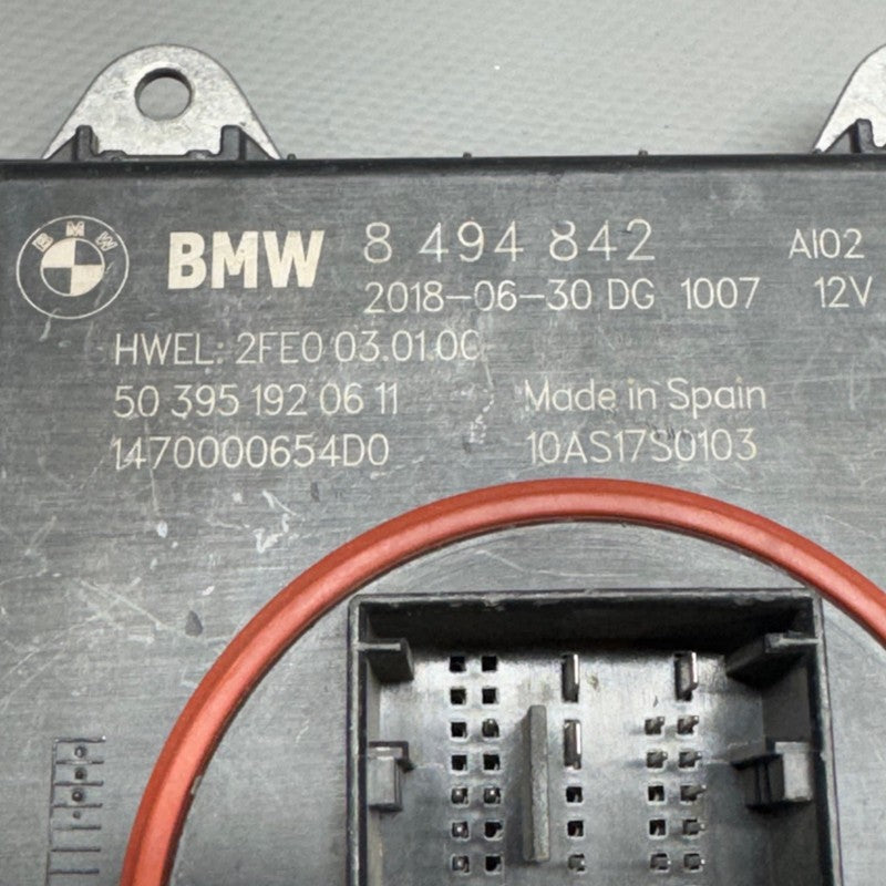 BMW X5 X6 HEADLIGHT MODULE OEM 2013 2014 2015 2016 2017 2018 8494842