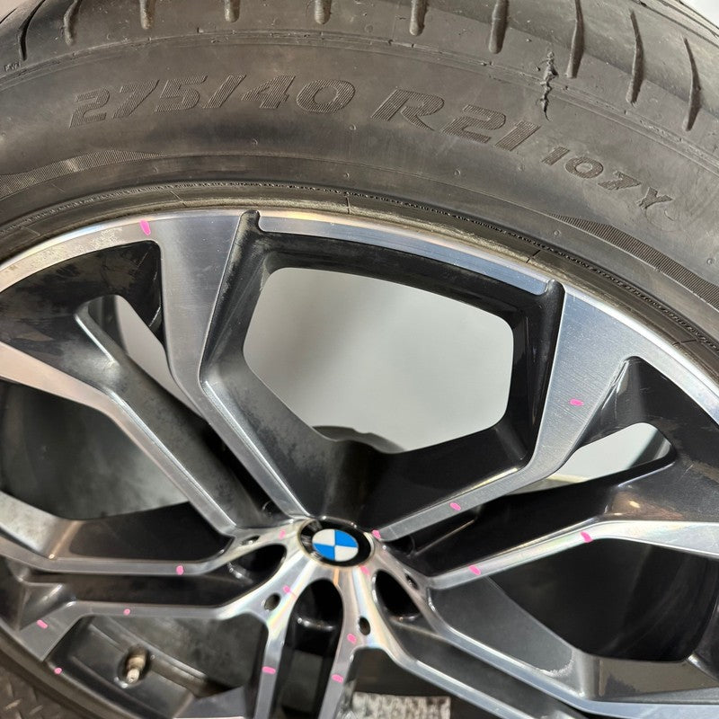 BMW X5 X6 WHEEL RIM FRONT 21 INCH 2020 2021 2022 2023 2024 2025 2026 O