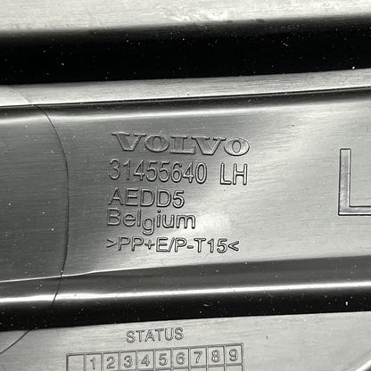 31455640 VOLVO V60 FRONT BUMPER LEFT COOLER GRILLE 2019 2020 2021 OEM 31455640