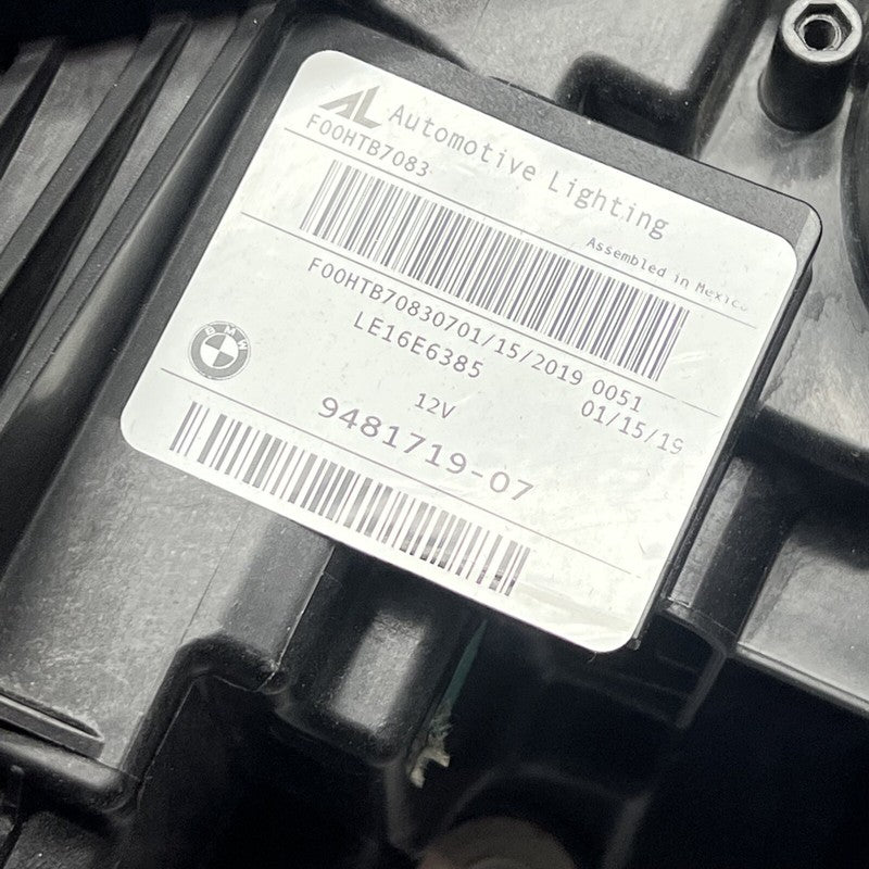 9481719-07 BMW 330 HEADLIGHT LEFT DRIVER M340 LED 2019 2020 2021 2022 OEM 9481719-07