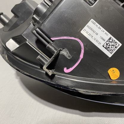 J9D3-13W030-FC JAGUAR I-PACE HEADLIGHT X590 LEFT DRIVER FULL LED 2019 2020 2021 OEM