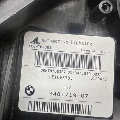 9481719-07 BMW 330 HEADLIGHT LEFT DRIVER M340 LED 2019 2020 2021 2022 OEM 9481719-07