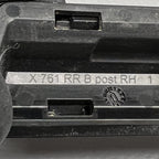 HK83M25596-AE JAGUAR F-PACE DOOR WINDOW MOLDING RIGHT REAR 2017 18 19 20 21 2022 HK83M25596-AE