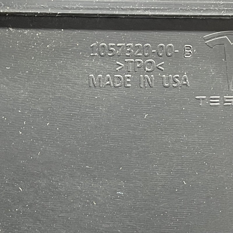 1057320-00-B TESLA MODEL S REAR BUMPER UNDER TRAY 2016 2017 2018 2019 2020 OEM 1057320-00-B