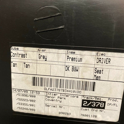 8X23-5423713-E JAGUAR XF X250 DOOR PANEL LEFT FRONT 2009 2010 2011 2012 2013 2014 GRAY OEM