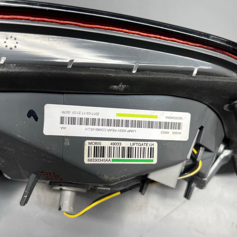 JEEP GRAND CHEROKEE TAIL LIGHT LEFT DRIVER 2014 2015 2016 2017 2018 68
