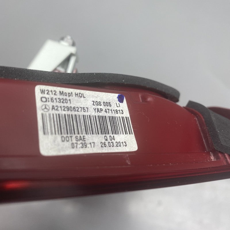 A2129062757 MERCEDES BENZ E350 TAIL LIGHT LEFT INNER A2129062757 2014 2015 2016 OEM