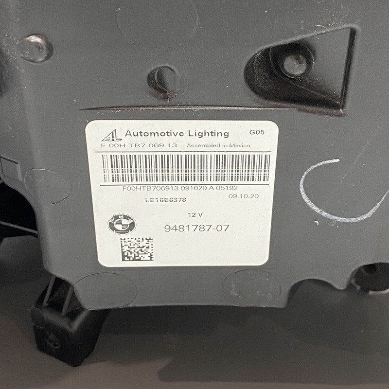 BMW X5 HEADLIGHT X6 LEFT DRIVER 2019 2020 2021 2022 2023 LED OEM 94817