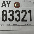 1588287-00-A TESLA MODEL S LICENSE PLATE BRACKET FRONT 2021 2022 2023 OEM 1588287-00-A