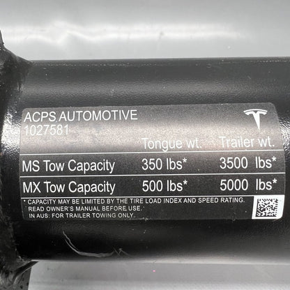 1027581-00-H TESLA MODEL X TOW HITCH REAR 2022 2023 2024 OEM 1027581-00-H