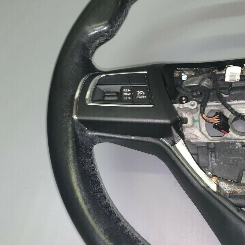 670044504 MASERATI GHIBLI STEERING WHEEL 2014 2015 2016 BLACK LEATHER OEM