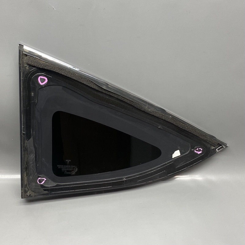 TESLA MODEL X QUARTER GLASS RIGHT REAR 2016 2017 2018 2019 2020 OEM 