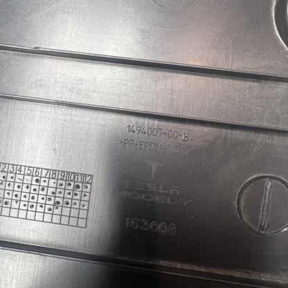 1494007-00-B TESLA MODEL Y UNDERTRAY REAR LOWER 2020 2021 2022 2023 OEM 1494007-00-B
