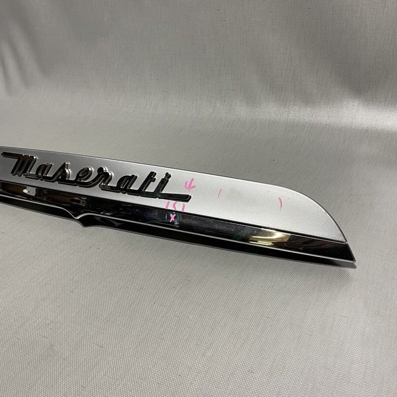 670017267 MASERATI GHIBLI NUMBER PLATE LIGHT TRIM 670017267 2014 2015 2016 OEM