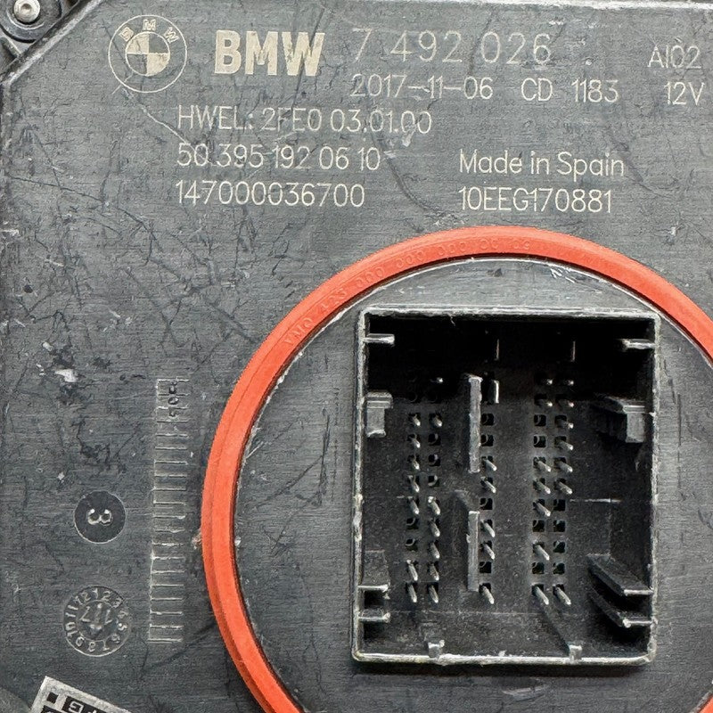 BMW 330 340 440 430 HEADLIGHT MODULE OEM 2017 2018 2019 2020 7492026