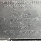 TESLA CYBERTRUCK BEDSIDE SAIL APPLIQUE RIGHT 2024 2025 OEM 1873932-00-