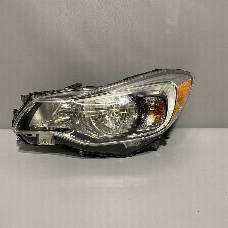SUBARU IMPEZA HEADLIGHT LEFT DRIVER SIDE 2015 2016 HALOGEN OEM