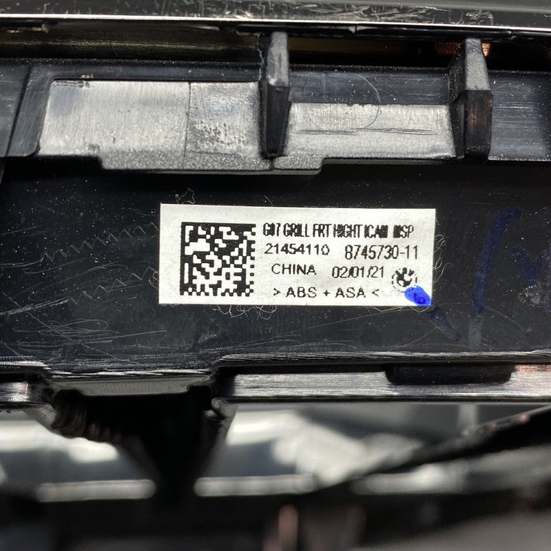 8745730 BMW X7 FRONT BUMPER RADIATOR GRILLE 2017 2018 2019 OEM 8745730