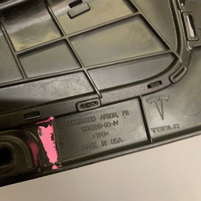 1006330-00-H TESLA MODEL S UNDERHOOD APRON FRONT 2012 2013 2014 2015 OEM 1006330-00-H