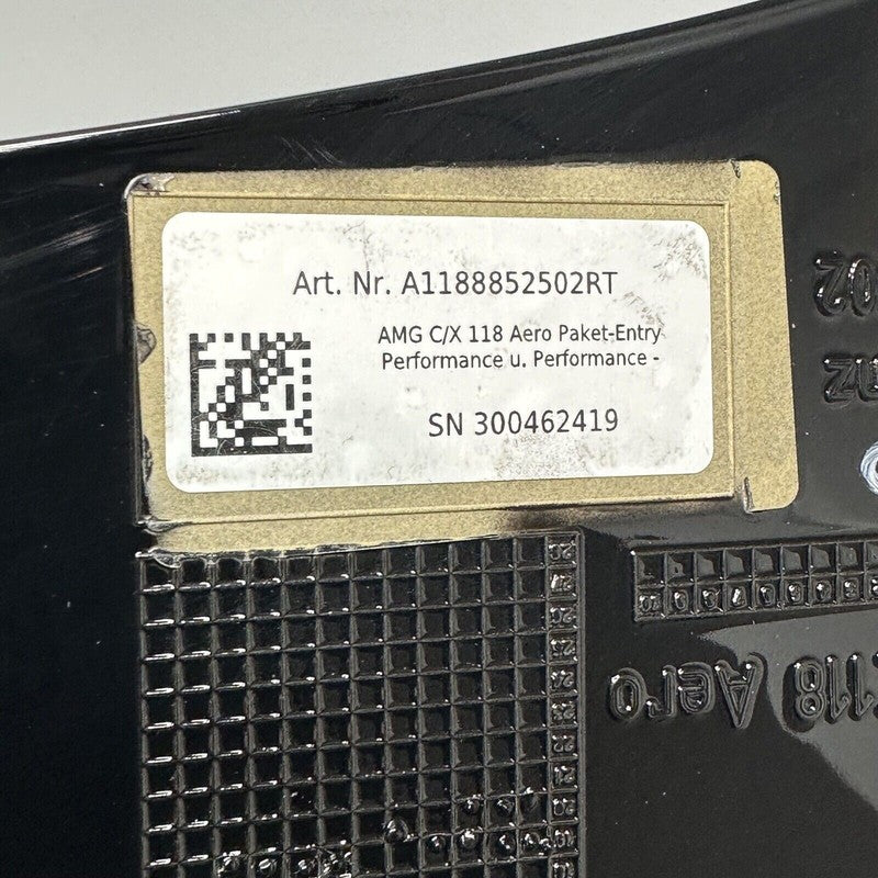 A1188852502 MERCEDES BENZ CLA250 REAR BUMPER UNDERCOVER 2020 2021 OEM A1188852502