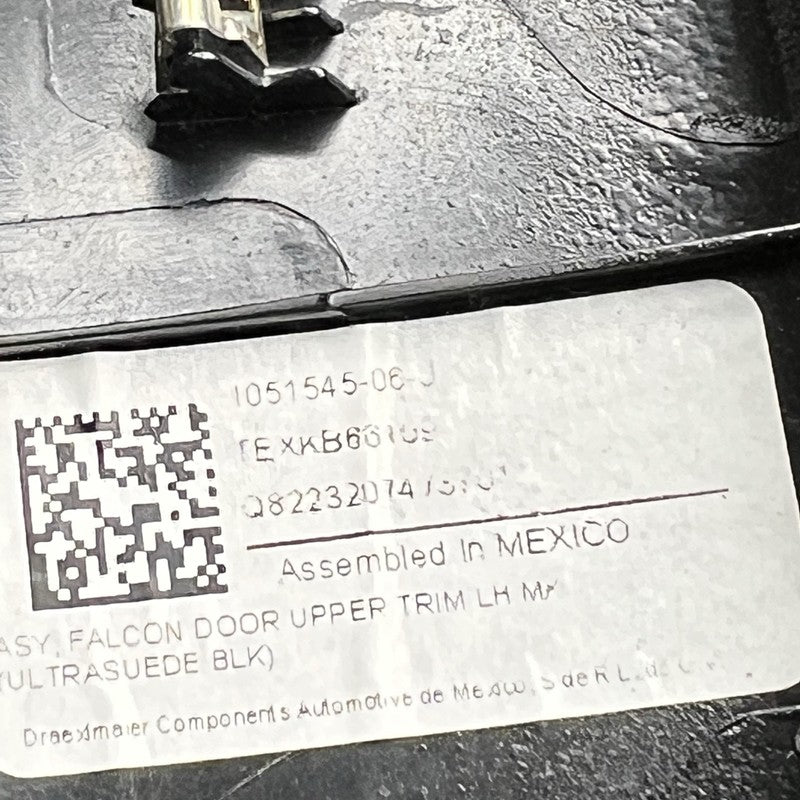 1051545-06-J TESLA MODEL X FALCON DOOR UPPER TRIM LEFT 2016 2017 2018 2019 2020 1051545-06-J
