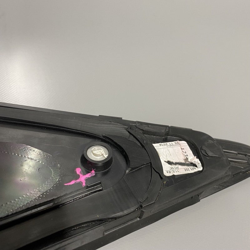 4G5845298 AUDI A6 QUARTER GLASS RIGHT REAR 4G5845298 2016 2017 2018 OEM