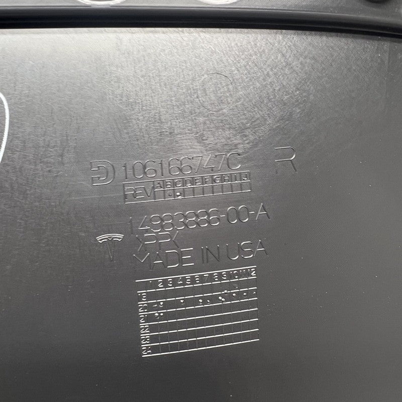 1497297-01-C TESLA MODEL Y DOOR PANEL RIGHT REAR 2020 2021 2022 2023 OEM 1497297-01-C