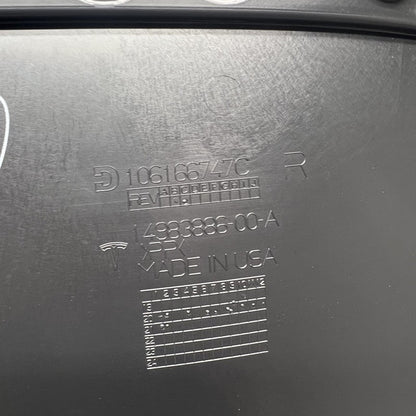 1497297-01-C TESLA MODEL Y DOOR PANEL RIGHT REAR 2020 2021 2022 2023 OEM 1497297-01-C