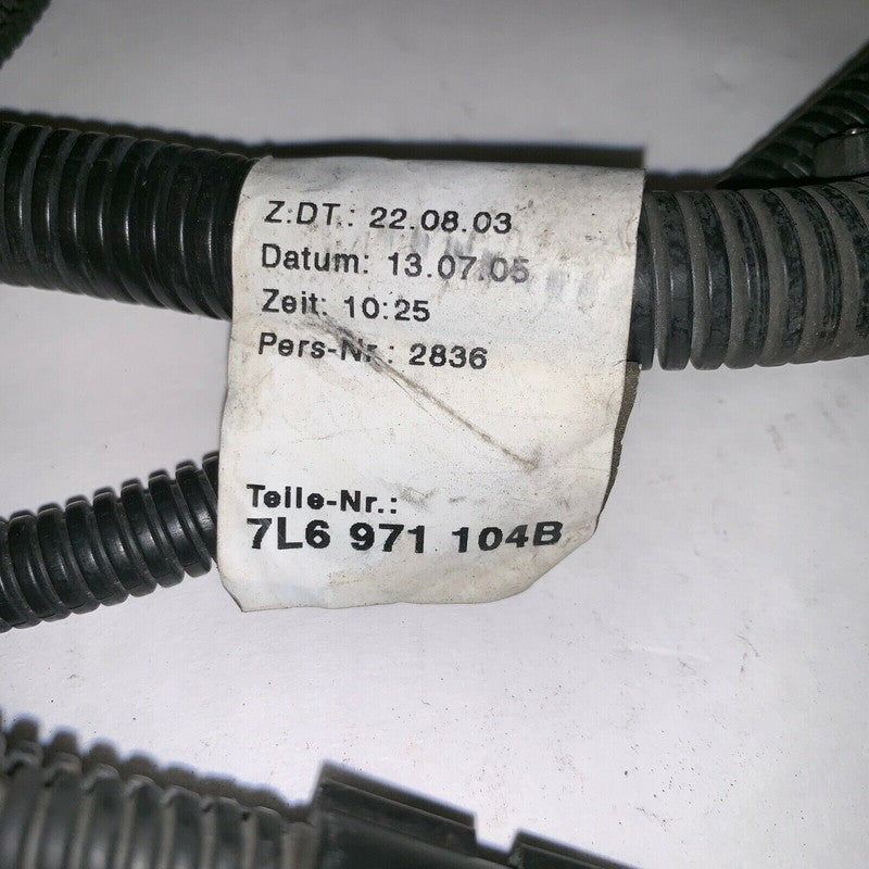 VOLKSWAGEN TOUAREG REAR BUMPER PARKING SENSOR WIRING HARNESS 2014 2015 2016 OEM