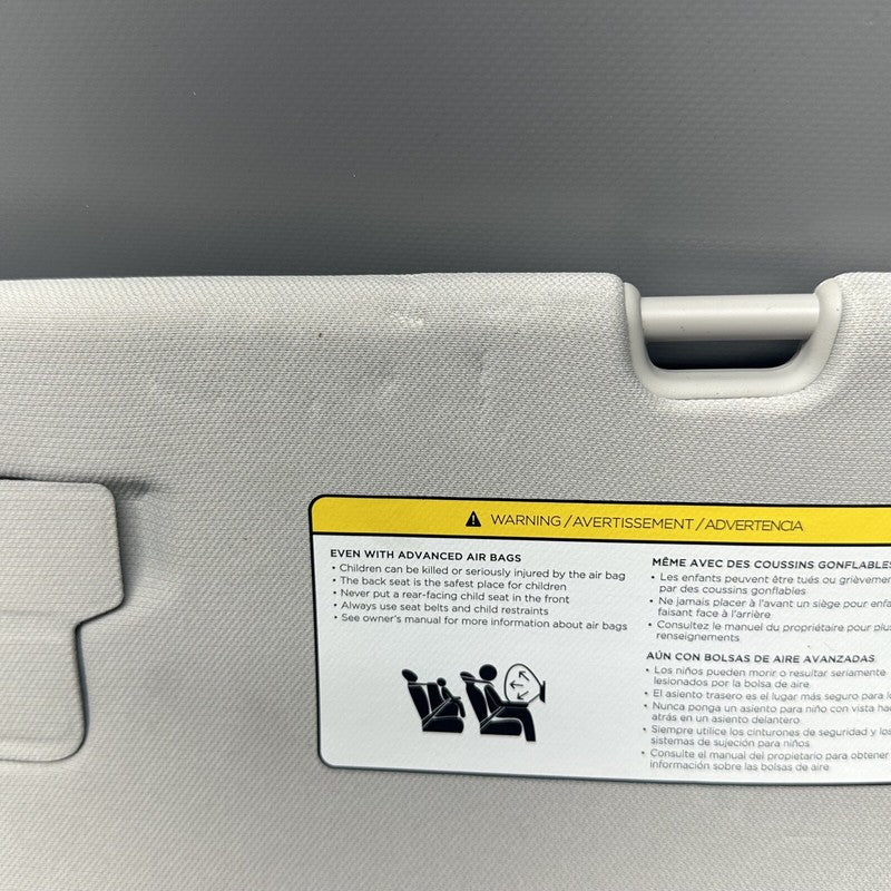 1103084-00-f TESLA MODEL Y SUN VISOR LEFT DRIVER 2020 2021 2022 2023 OEM 1103084-00-F