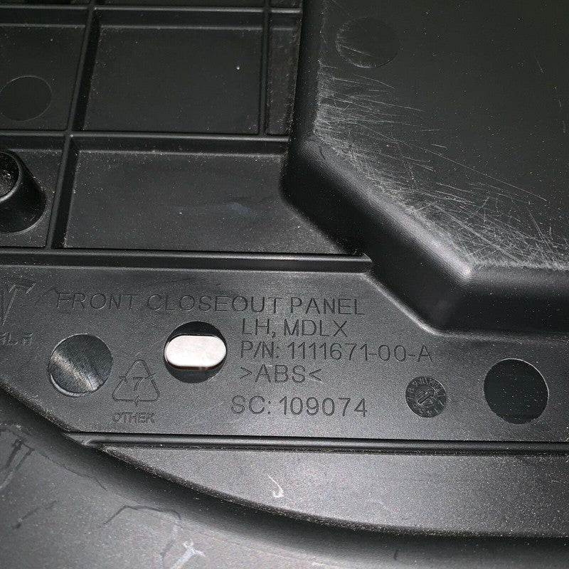 1111671-00-a TESLA MODEL X LEFT AND RIGHT DOOR CLOSEOUT PANEL 2016 2017 2018 OEM