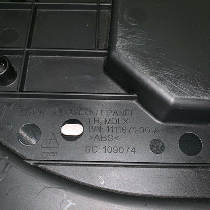 1111671-00-a TESLA MODEL X LEFT AND RIGHT DOOR CLOSEOUT PANEL 2016 2017 2018 OEM
