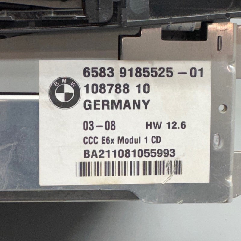 BMW 528 RADIO NAVIGATION CD PLAYER M5 M6 2008 2009 2010 OEM 9185525