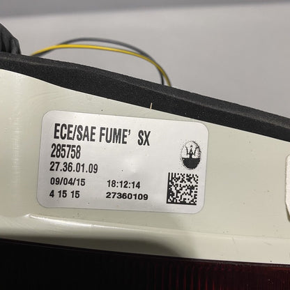 285758 MASERATI GRAN TURISMO TAIL LIGHT INNER LEFT DRIVER LED 2013 2014 2015 2016 2017 
