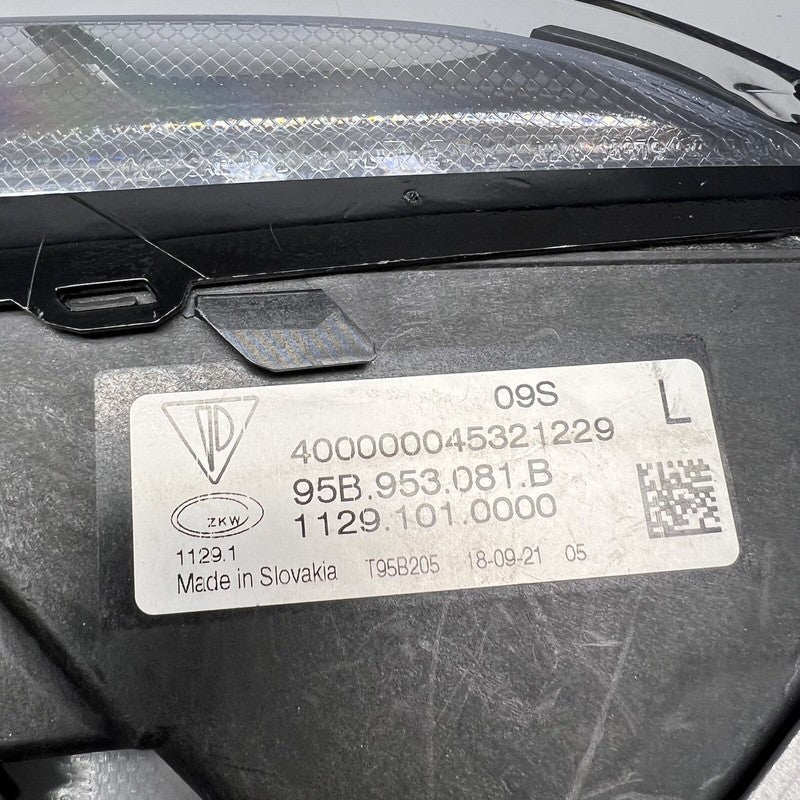 95B953081B PORSCHE MACAN RUN SIGNAL LIGHT LEFT DRIVER 2019 2020 2021 2022 OEM 95B953081B