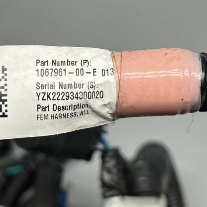 1067961-00-E TESLA MODEL 3 RADIATOR SUPPORT WIRING HARNESS 2017 2018 2019 2020 2021 2022 OEM 
