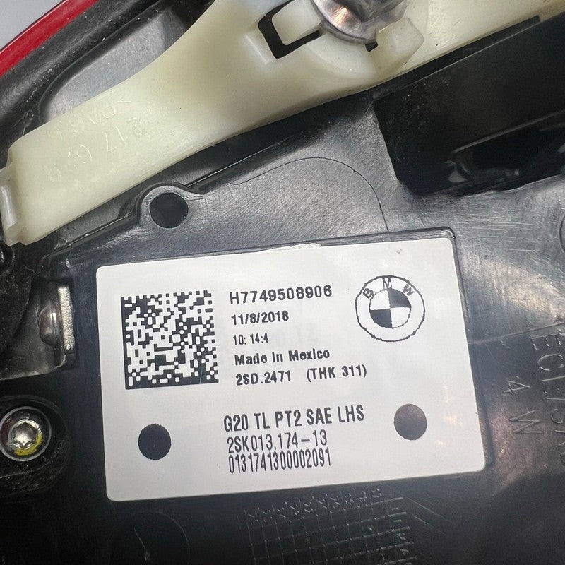 BMW M3 TAIL LIGHT INNER LEFT 330 M340 2019 2020 2021 OEM H7749508906 S