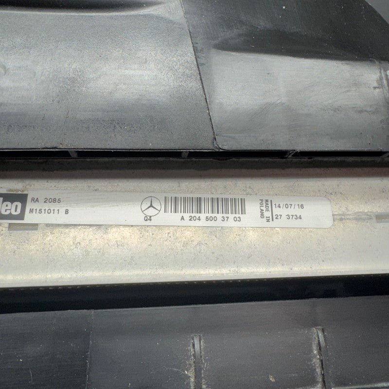MERCEDES BENZ C250 COOLING RADIATOR FAN 2012 2013 2014 OEM A2049066802