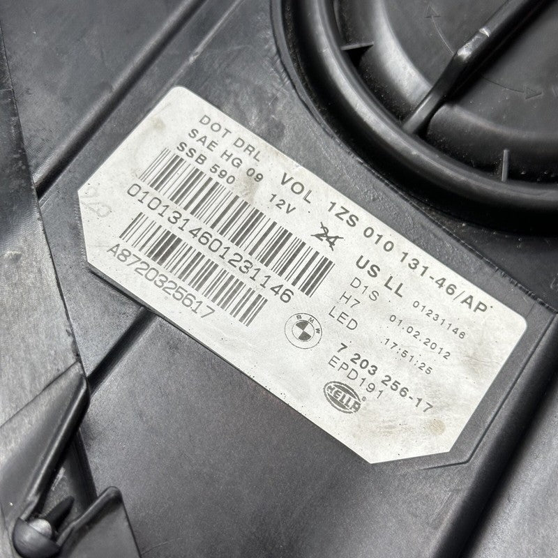 7203256-17 BMW 535 HEADLIGHT RIGHT PASSENGER 528 2011 12 2013 XENON ADAPTIVE OEM 7203256-17