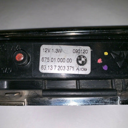 63137203371 BMW 740 LEFT SIDE FENDER MARKER TURN SIGNAL 2009 2010 2011 2012 2013 2014 2015 