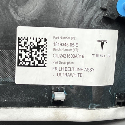 1819345-05-E TESLA CYBERTRUCK DOOR PANEL TRIM LEFT FRONT 2024 2025 OEM 1819345-05-E
