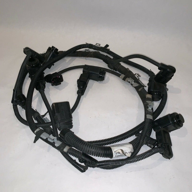 VOLKSWAGEN TOUAREG REAR BUMPER PARKING SENSOR WIRING HARNESS 2014 2015 2016 OEM