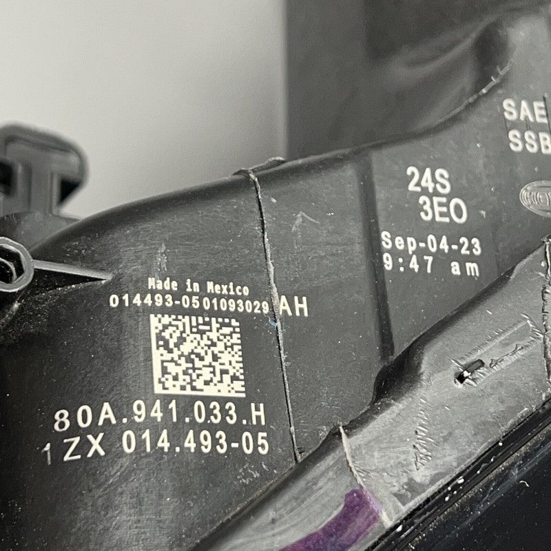 80A941033H AUDI Q5 HEADLIGHT LEFT DRIVER FULL LED 2021 2022 2023 OEM 80A941033H