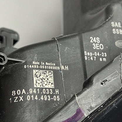 80A941033H AUDI Q5 HEADLIGHT LEFT DRIVER FULL LED 2021 2022 2023 OEM 80A941033H