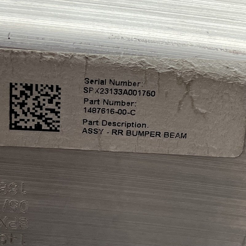 1487616-00-C TESLA MODEL Y REINFORCEMENT REAR 2020 2021 2022 2023 OEM 1487616-00-C