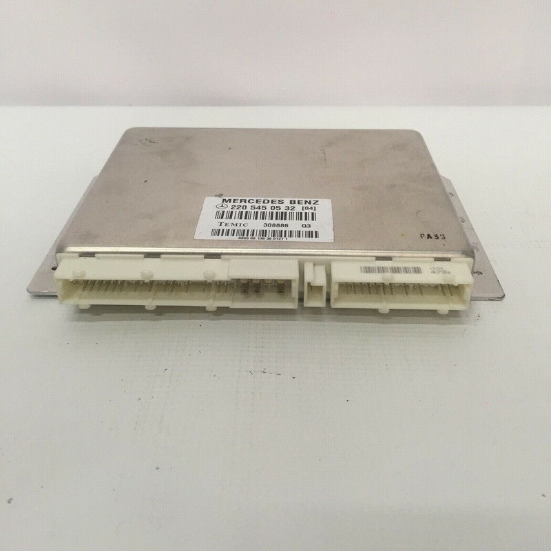 220 545 0532 (04) MERCEDES BENZ S430 AIRMATIC SUSPENSION ECU MODULE 2002 2003 2004 2005 2006 OEM